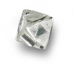 Picture of rough diamond crystal